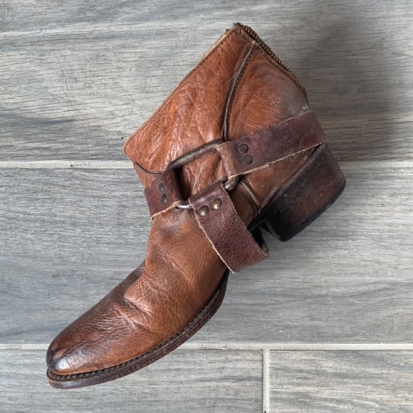 Freebird by Steven Western Leather Ankle Boots - Picture 3 of 5